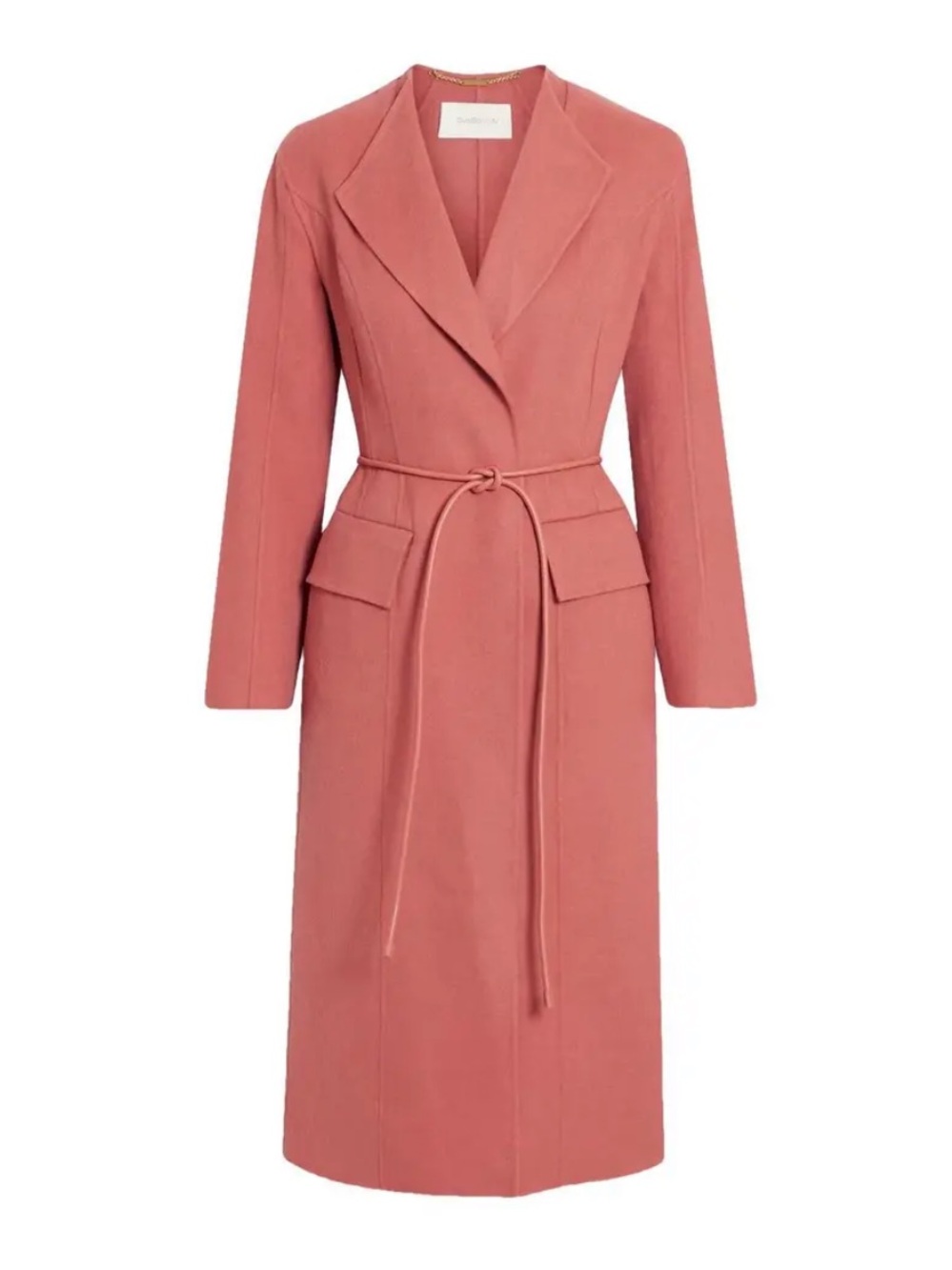 Zimmermann Dusty Pink Wool Coat, NWT